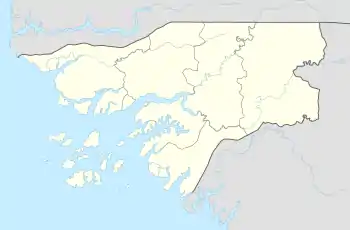 Ondame is located in Guinea-Bissau