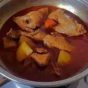 Gulai ayam, this one is a Javanese version chicken gulai