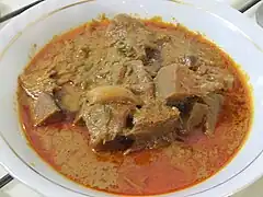 Gulai cubadak, unripe jackfruit gulai