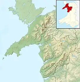 Dinas Emrys is located in Gwynedd