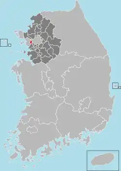 Location of Bucheon