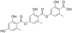 Chemical structure of gyrophoric acid