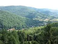 Aerial view of Háromhuta (Óhuta)