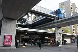 Entrance to station, 2018