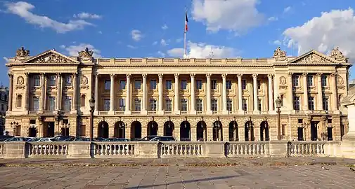 South front of the Hôtel de la Marine