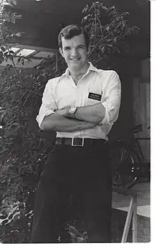 Elder Tracy Hickman as a missionary in Bandung, Indonesia circa 1976