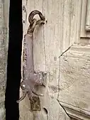 Door knocker in Haji Bulagi House, Iran