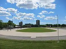 The Emera Oval in Halifax, Nova Scotia is opened for roller skating in the summertime