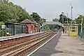 A broad view of the platforms, looking south.