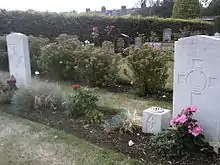 Graves of Royal Marines Bandsmen killed by the IRA in 1989