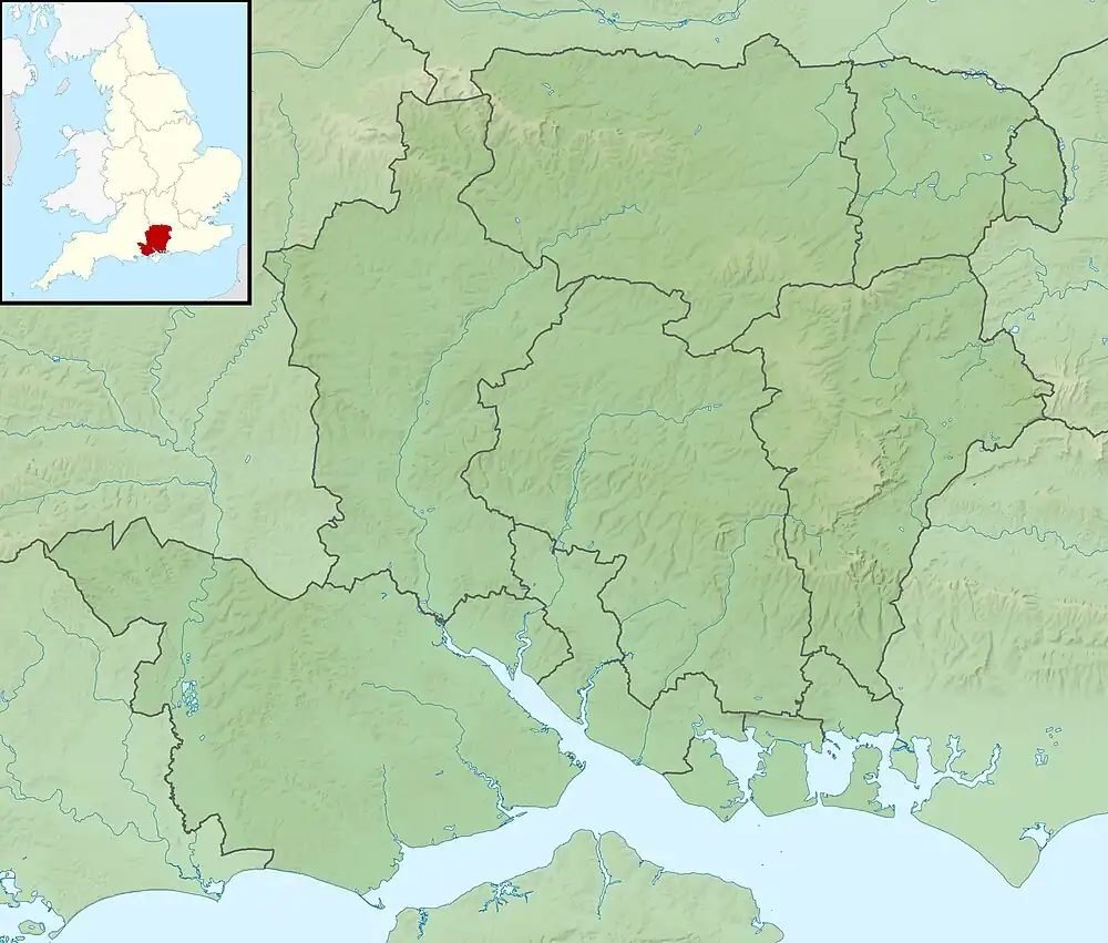 Avon Water, Hampshire is located in Hampshire