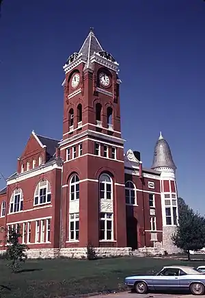 Former Haralson County courthouse in Buchanan, now the Buchanan-Haralson Public Library