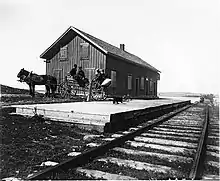 Harwood Station ca.1900