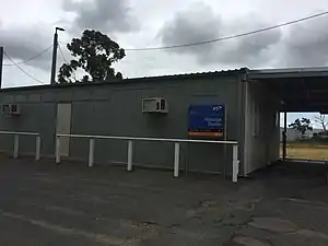 Main entrance to Hastings station