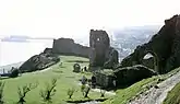 Hastings Castle, once the administrative centre of the Rape