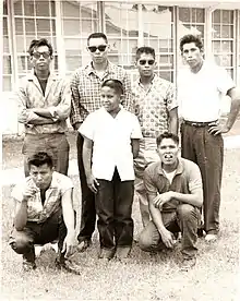 Image 3Group of Mississippi Choctaw males in the late 50s or early 60s. Photograph by Bob Ferguson. (from Mississippi Band of Choctaw Indians)