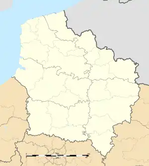 Saint-Riquier is located in Hauts-de-France