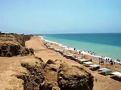 A view over the beach