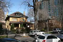 Two houses in the Hawthorne Place District