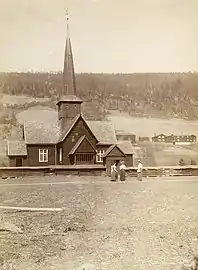 View of the church (c. 1900)