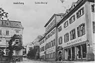 Old postcard of Schlossberg in Heidelberg, where Hannah lived