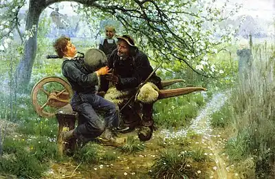 The Bagpipe Lesson, 1893