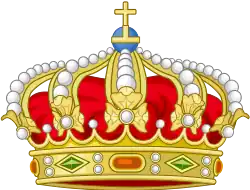 Heraldic royal crown