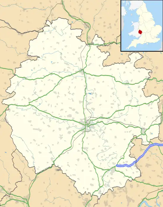 Bringsty Common as seen on Herefordshire map