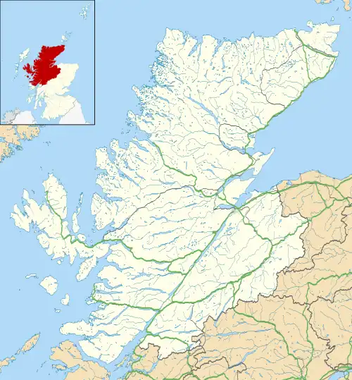 Ardvar is located in Highland