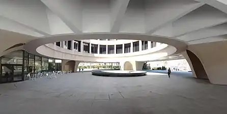 View looking toward the central courtyard.