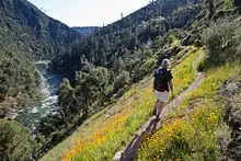 The historic Stevens Trail's trailhead is in Colfax