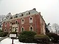 Exterior detail: Holy Name Rectory, also by Edward T. P. Graham. Directly behind the church.