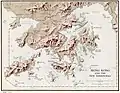 Map of the boundaries of Hong Kong during the Colonial period until 1997.