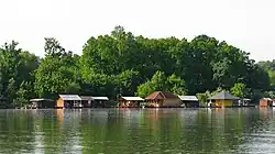 House-boats (Splavovi) on the Sava