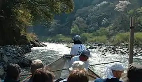 Boat on Hozu River