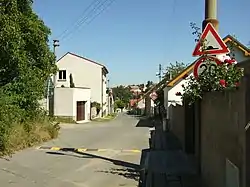 A road in Hradečno