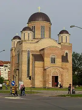 Orthodox Church of Translation of the relics of St Sava (Hram Prenosa moštiju Svetog Save) in Bistrica (under construction)