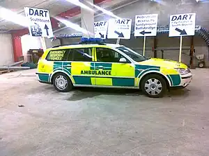 Ford Mondeo response car at the Aviva Stadium