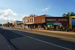 First Street in Hughes Springs