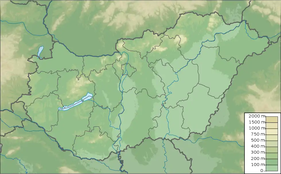 Ier is located in Hungary