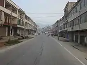 Buildings in Hutian Town.