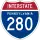 Interstate 280 marker