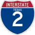 Interstate 2 marker