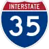 Interstate 35 marker