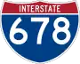 Interstate 678 marker