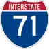 Interstate 71 marker