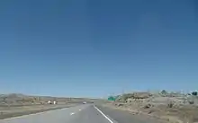 I-82 westbound near Umatilla, approaching a junction with US 395 and US 730