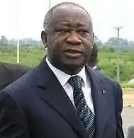 Koudou Gbagbo Laurent former Ivorian President (2000-2011)