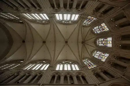 The vault of the choir