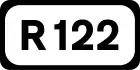 R122 road shield}}